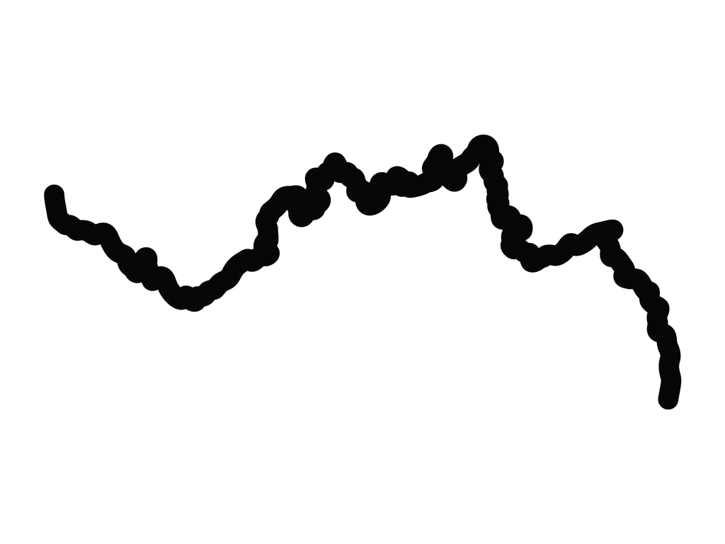 Tail of the Dragon at Deals Gap Decal - White - 5cm