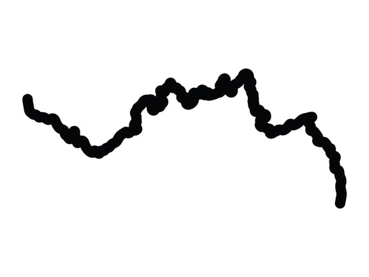 Tail of the Dragon at Deals Gap Decal - White - 5cm