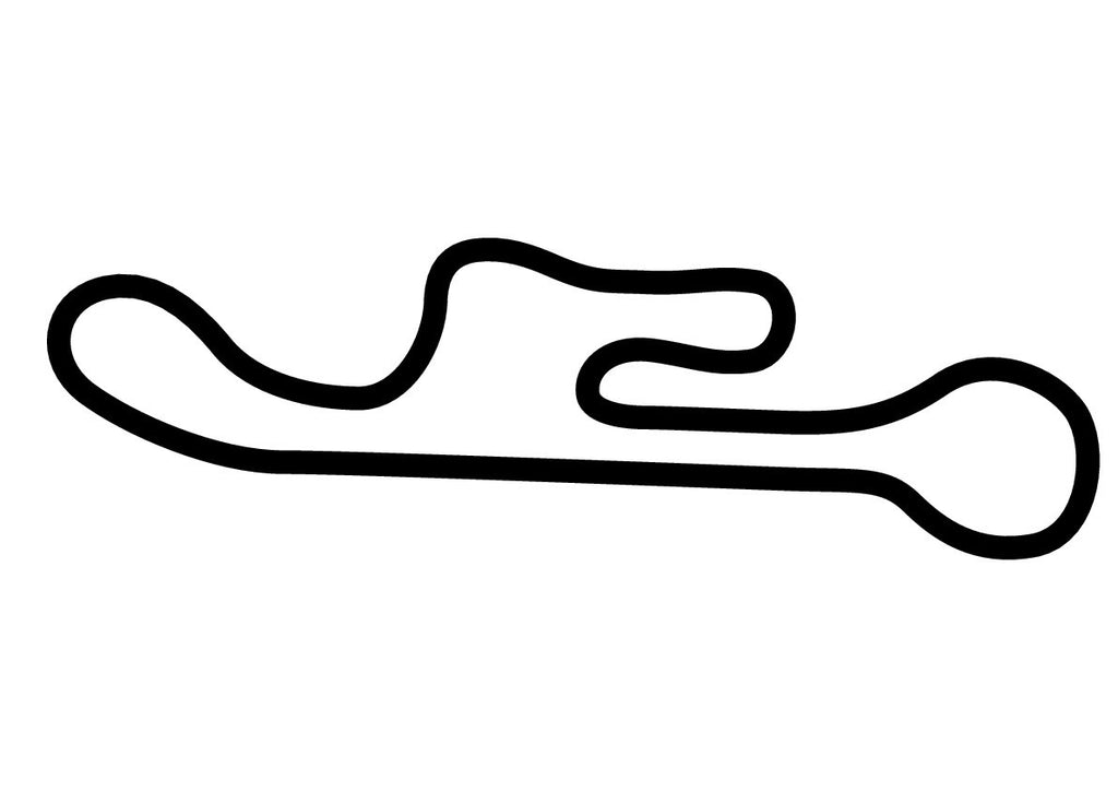 Tangamanga Speedway Decal - White - 5cm