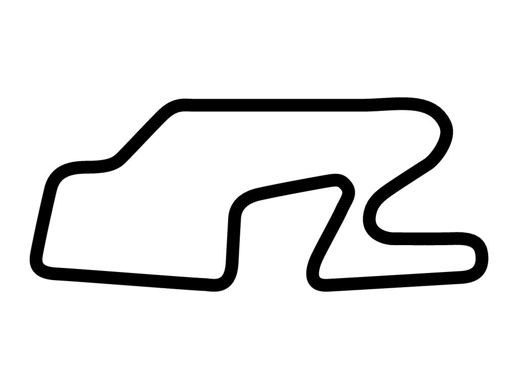 Watkins Glen International 1980 Decal - White - 5cm