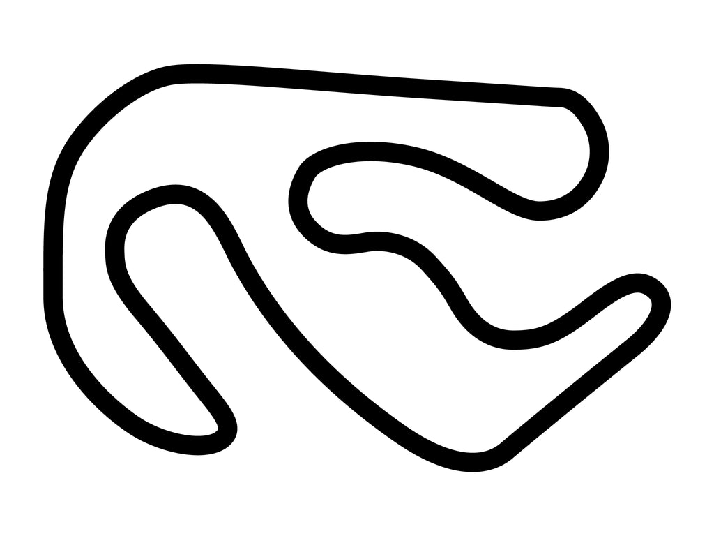 Spring Mountain Motorsports Ranch West Decal - White - 5cm