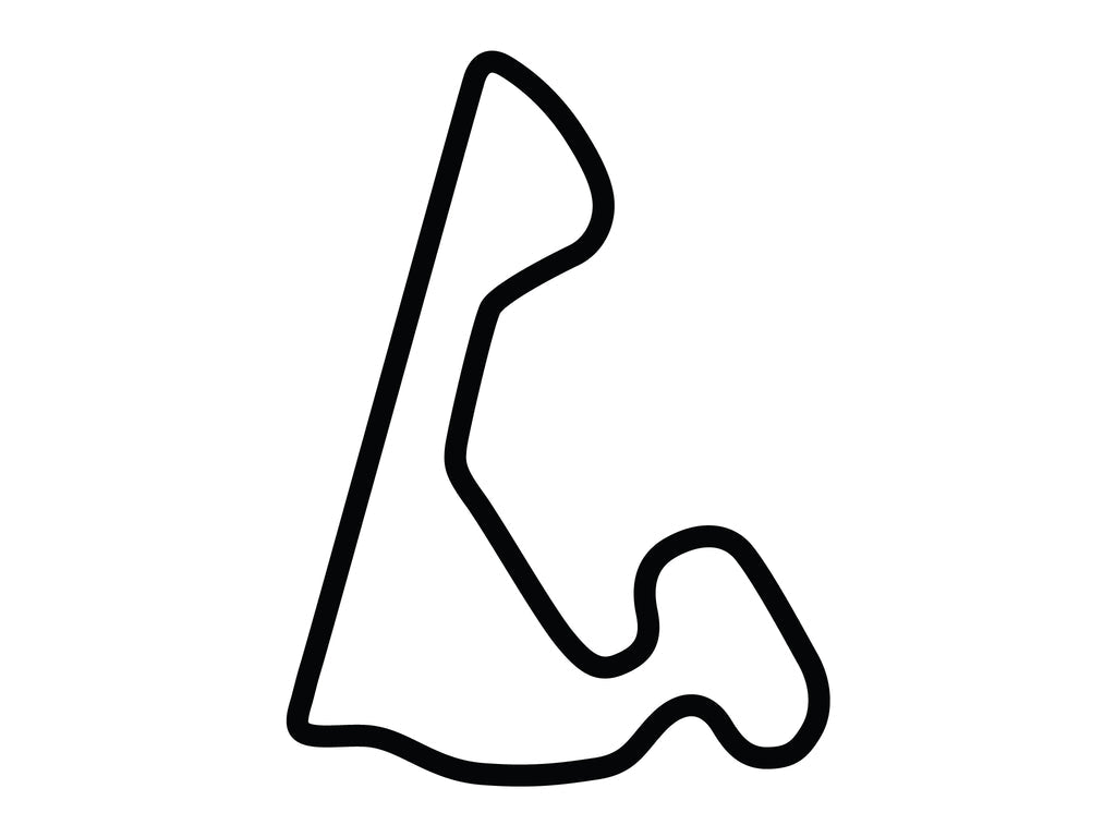 Wild Horse Pass Motorsports Park Firebird West Decal - White - 5cm