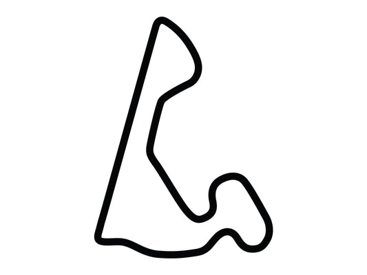 Wild Horse Pass Motorsports Park Firebird West Decal - White - 5cm