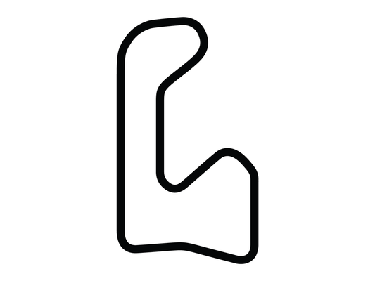 The Podium Club West Course Decal - White - 5cm
