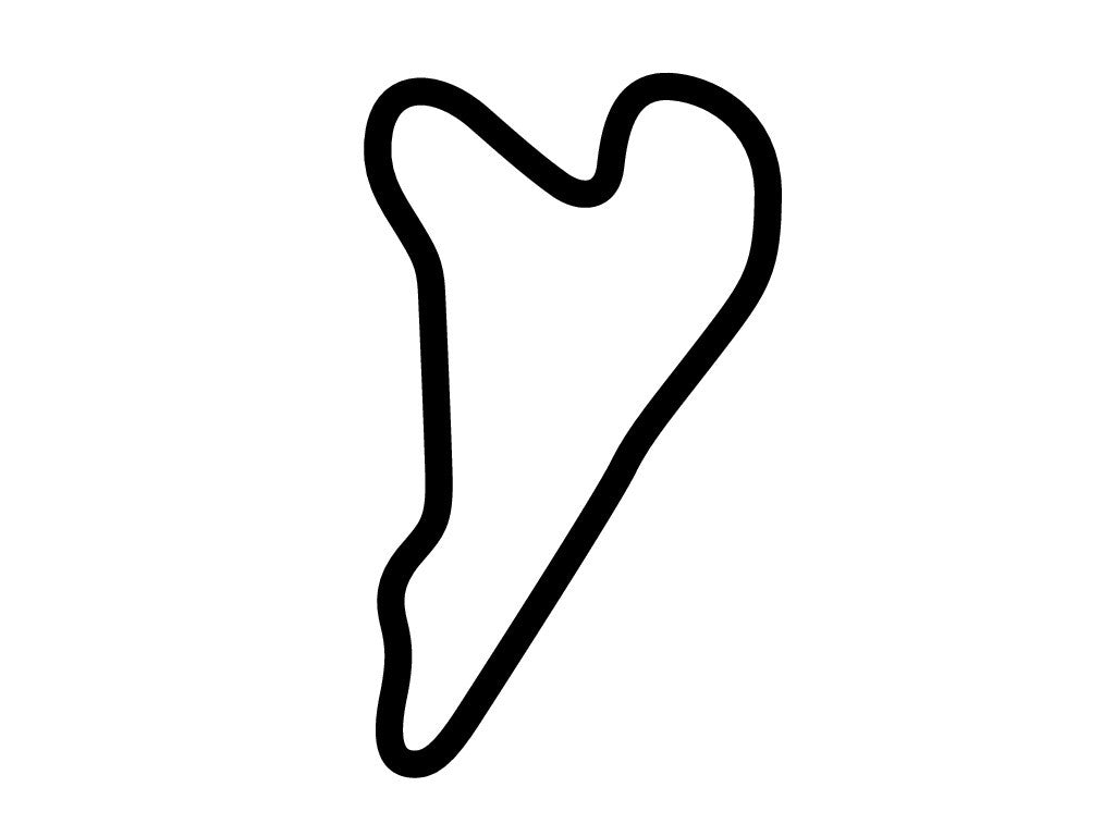 Westwood Motorsport Park Decal - White - 5cm