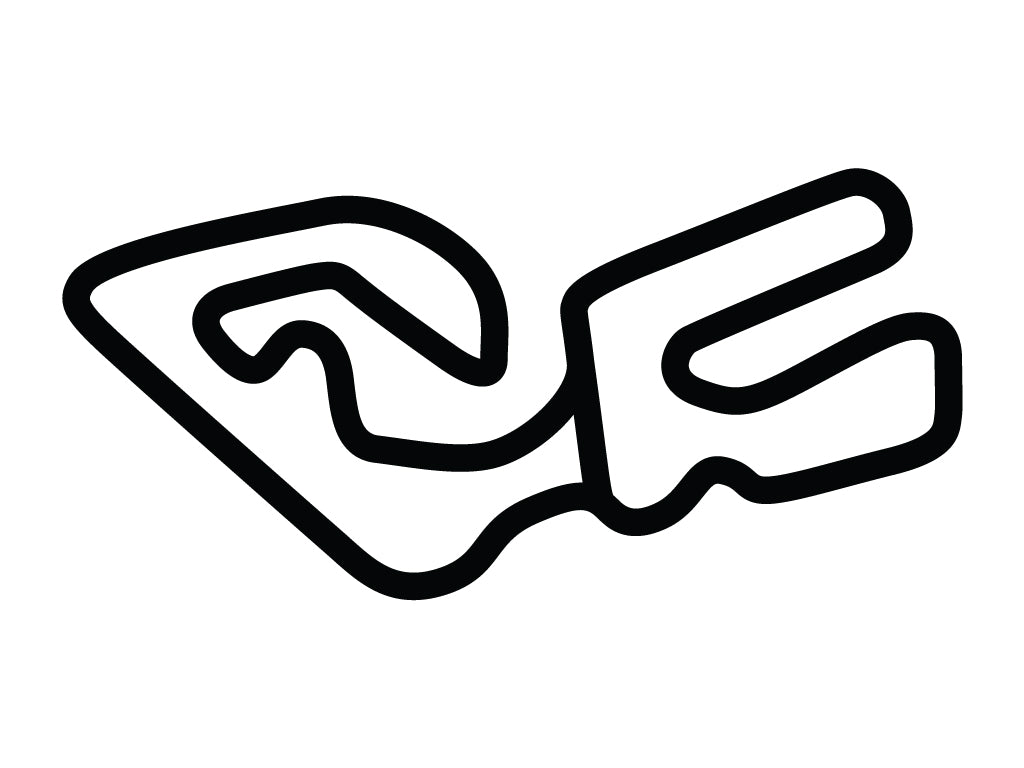 Pittsburgh International Wilson Kart Circuit Decal - White - 5cm