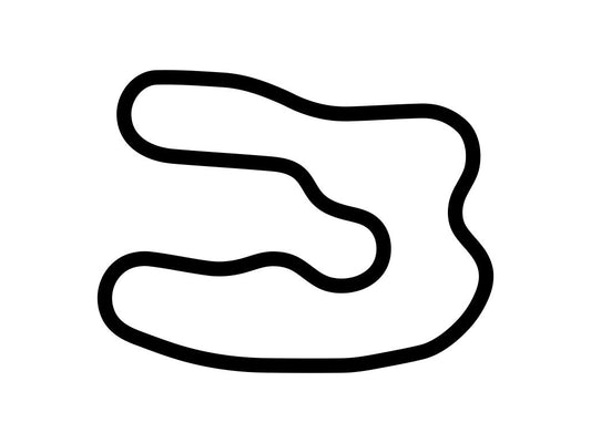 Wilzig Racing Manor Track Decal - White - 5cm