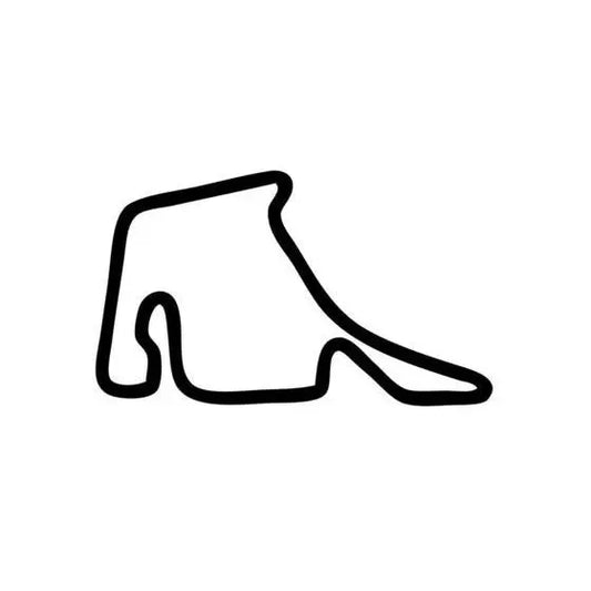 Hockenheimring decal by VinylHub featuring a detailed design of the Hockenheimring racing circuit.