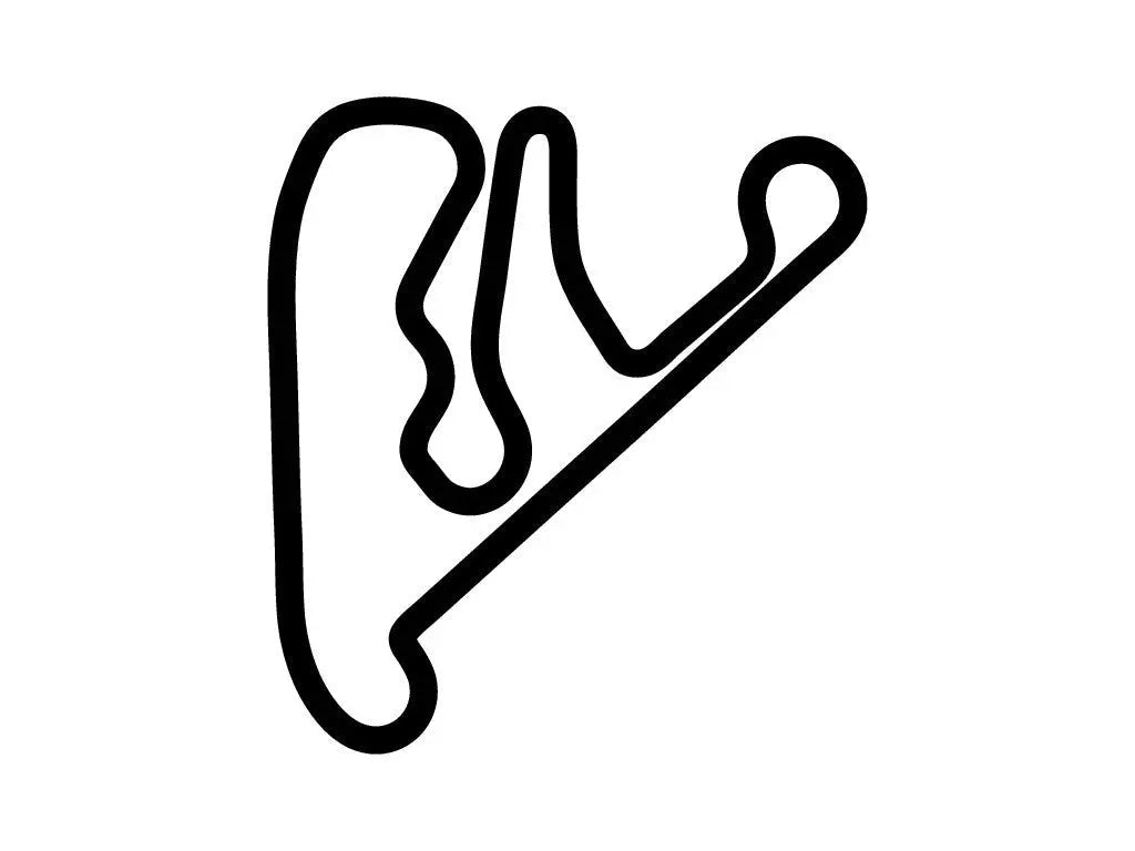 Rudskogen Motorsenter Circuit Decal Position 1